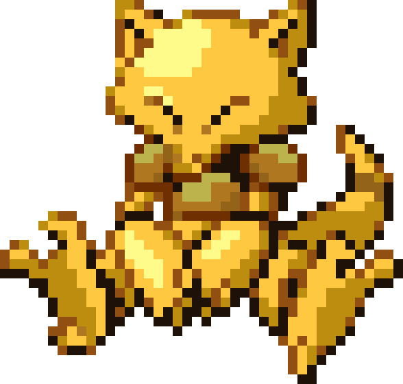 Abra cross-stitch pattern preview