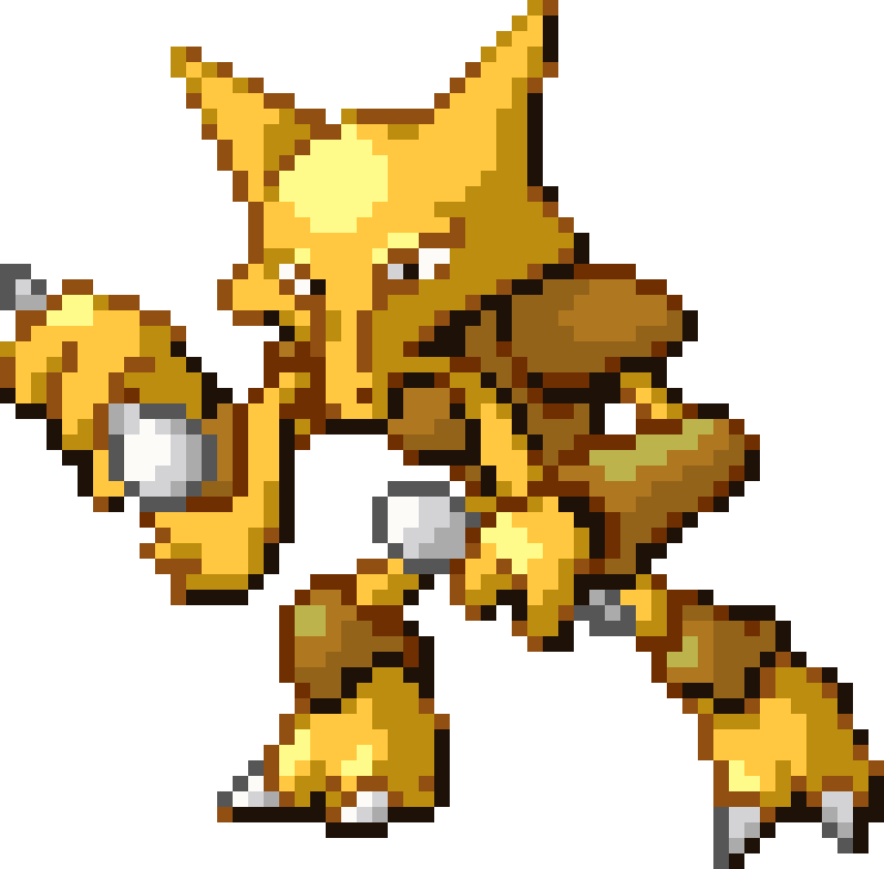 Alakazam cross-stitch pattern preview