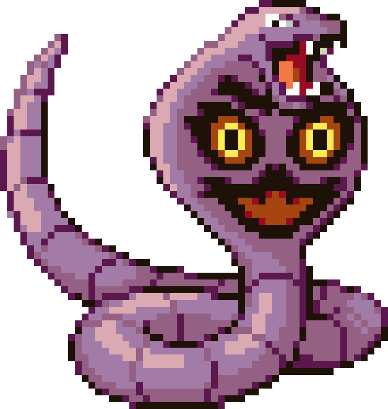 Arbok cross-stitch pattern preview