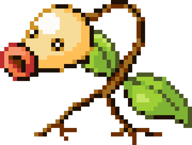 Bellsprout cross-stitch pattern preview