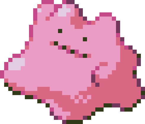 Ditto cross-stitch pattern preview