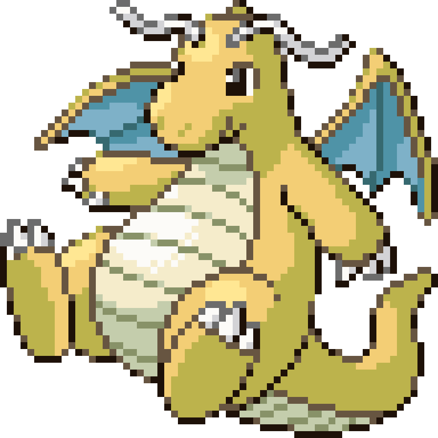 Dragonite cross-stitch pattern preview