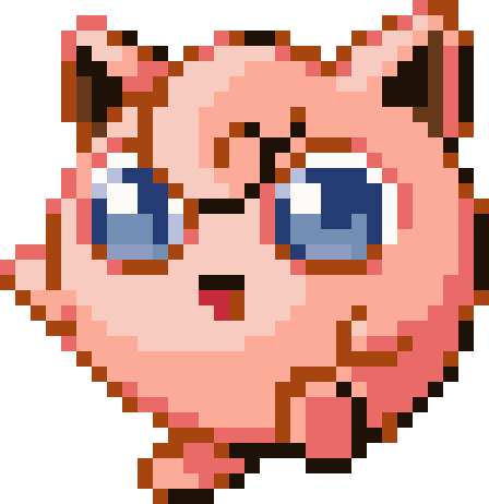 Jigglypuff cross-stitch pattern preview