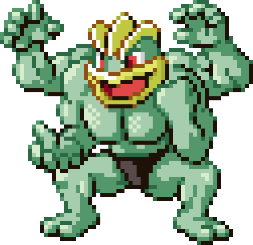 Machamp cross-stitch pattern preview