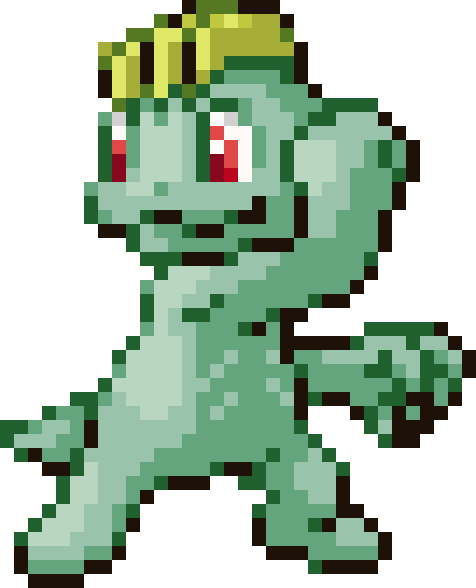 Machop cross-stitch pattern preview