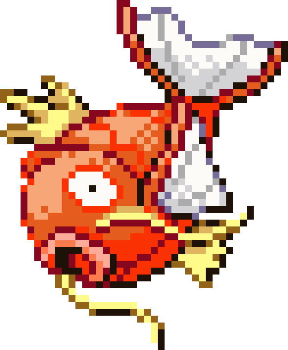 Magikarp cross-stitch pattern preview