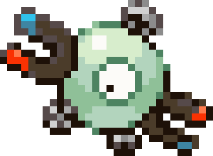 Magnemite cross-stitch pattern preview