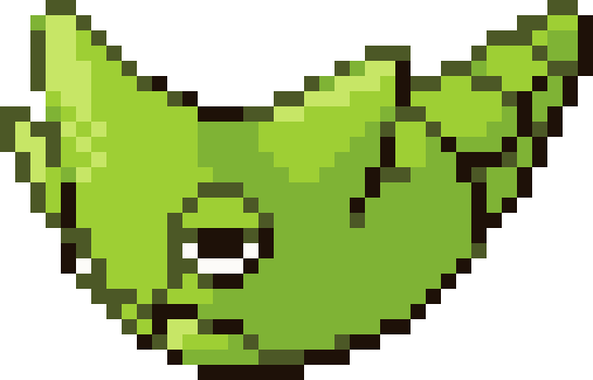 Metapod cross-stitch pattern preview