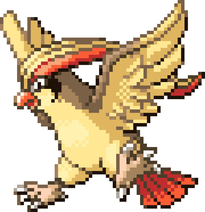 Pidgeot cross-stitch pattern preview