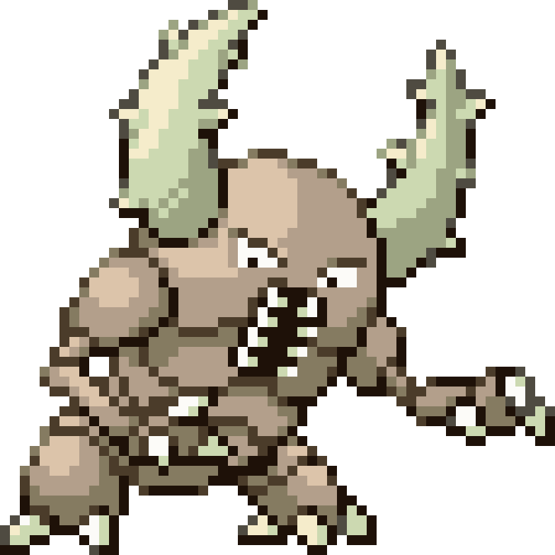 Pinsir cross-stitch pattern preview