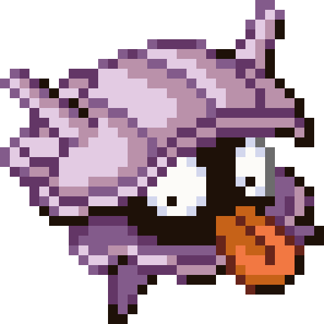 Shellder cross-stitch pattern preview