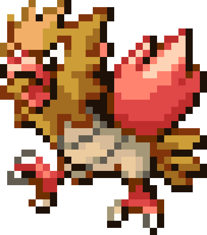 Spearow cross-stitch pattern preview