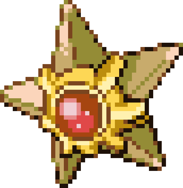 Staryu cross-stitch pattern preview