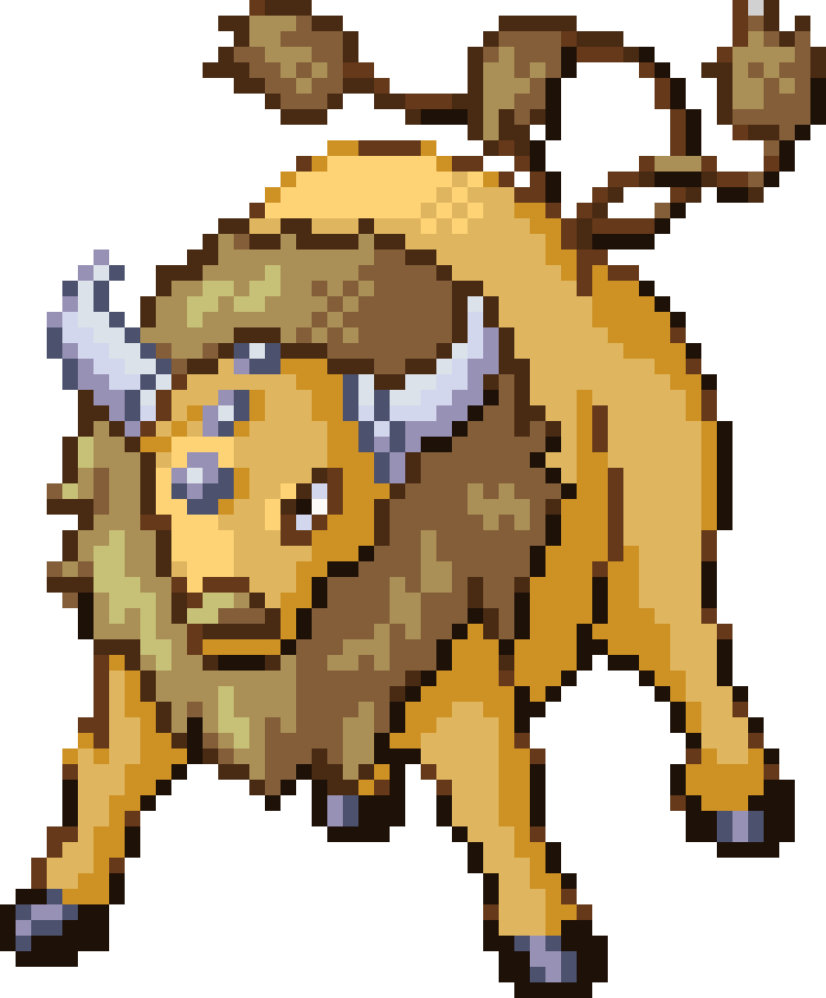 Tauros cross-stitch pattern preview