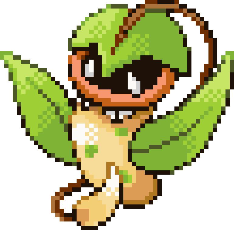 Victreebel cross-stitch pattern preview