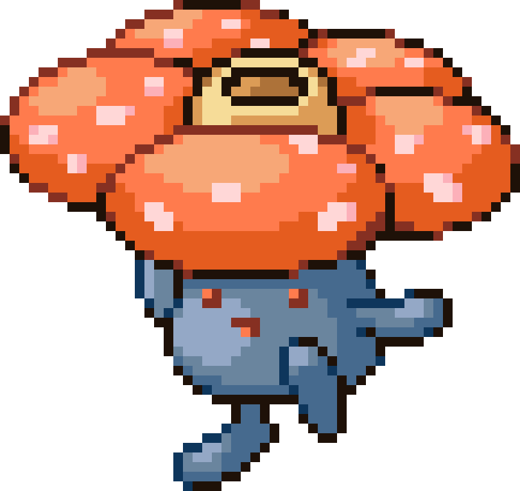 Vileplume cross-stitch pattern preview