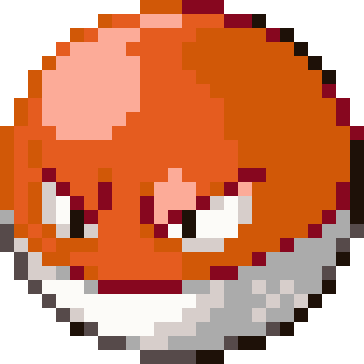 Voltorb cross-stitch pattern preview