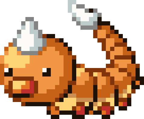 Weedle cross-stitch pattern preview
