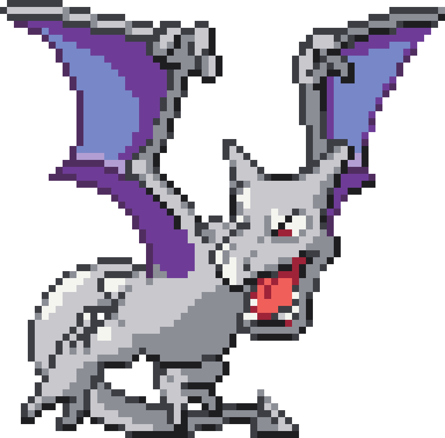 Aerodactyl Perler bead pattern preview