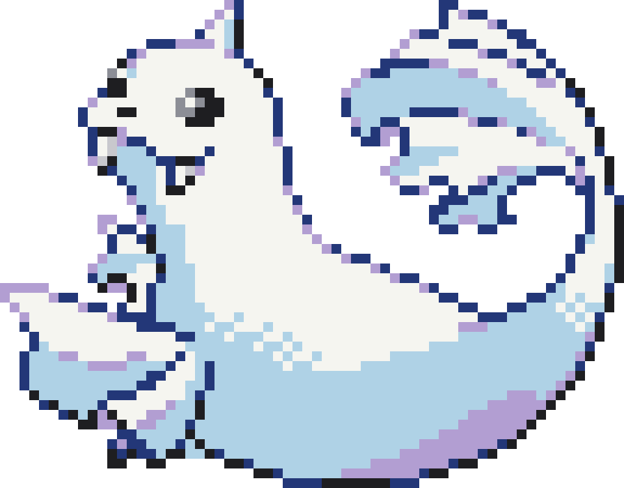 Dewgong Perler bead pattern preview