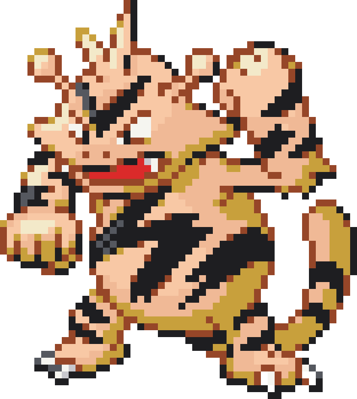 Electabuzz Perler bead pattern preview