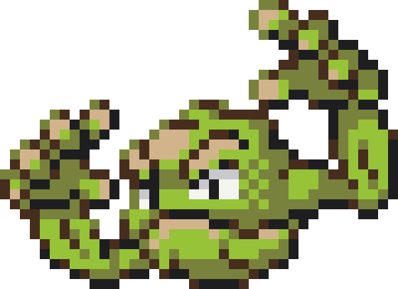 Geodude Perler bead pattern preview
