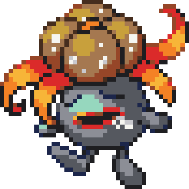 Gloom Perler bead pattern preview