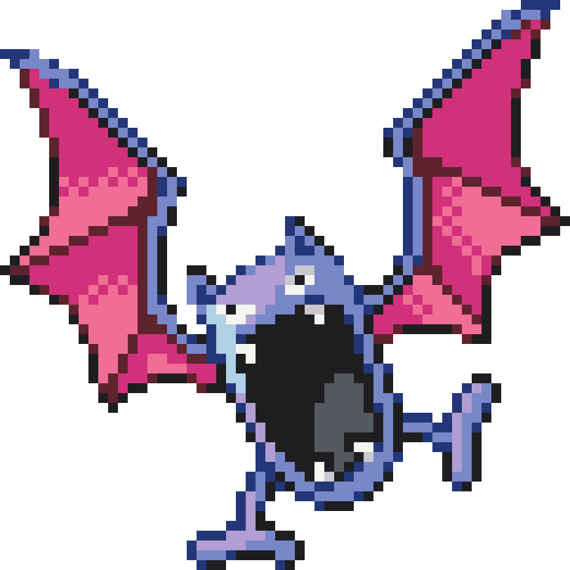 Golbat Perler bead pattern preview