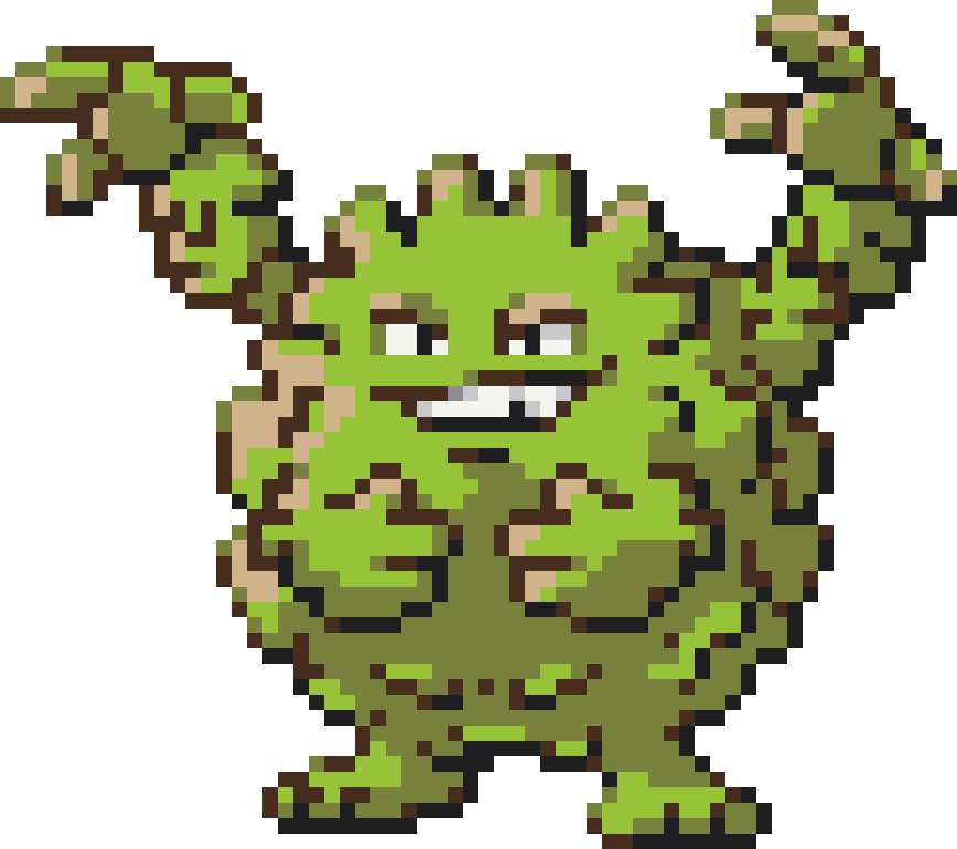 Graveler Perler bead pattern preview