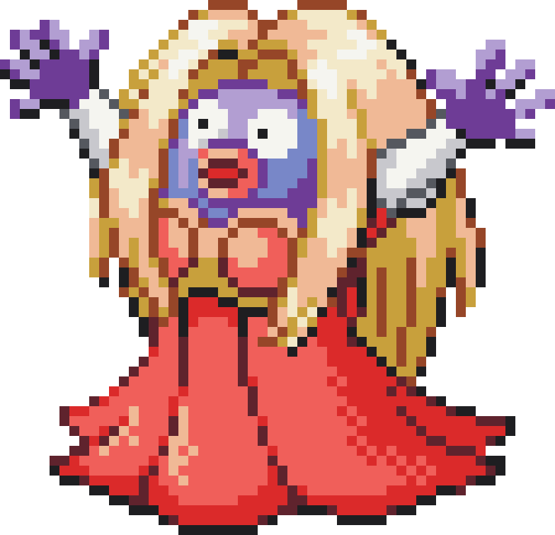 Jynx Perler bead pattern preview