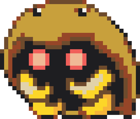 Kabuto Perler bead pattern preview