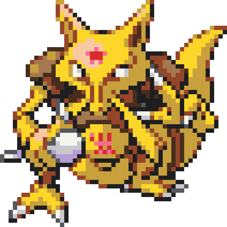 Kadabra Perler bead pattern preview