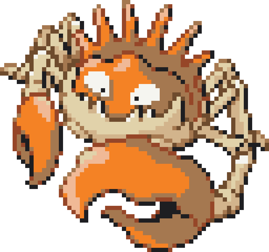 Kingler Perler bead pattern preview