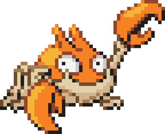Krabby Perler bead pattern preview