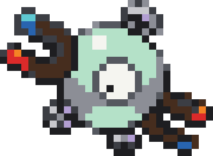 Magnemite Perler bead pattern preview