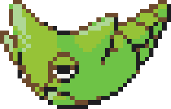 Metapod Perler bead pattern preview