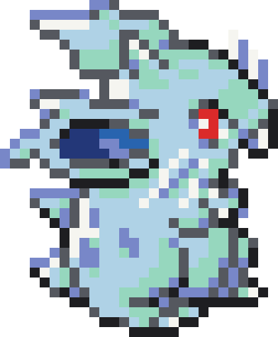 Nidoran F Perler bead pattern preview