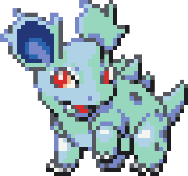 Nidorina Perler bead pattern preview