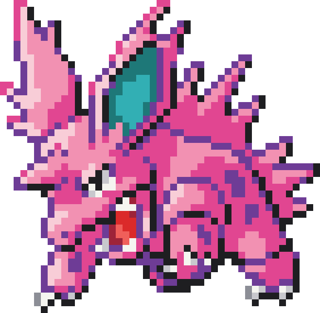 Nidorino Perler bead pattern preview