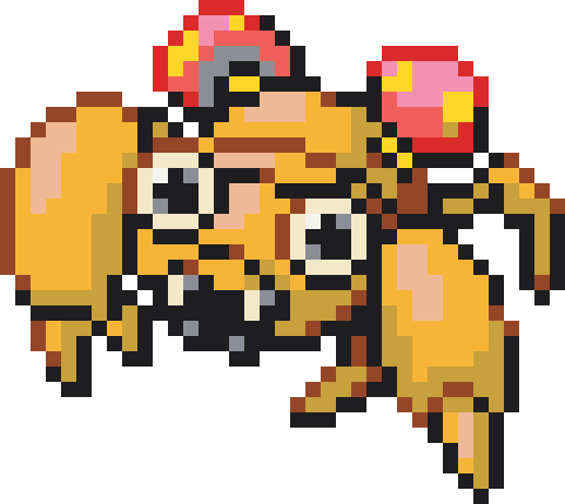 Paras Perler bead pattern preview