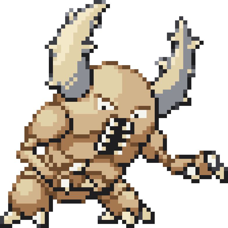 Pinsir Perler bead pattern preview