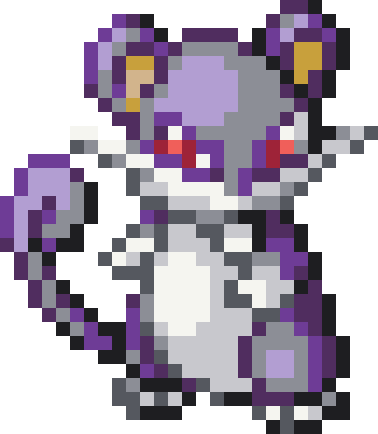 Rattata Perler bead pattern preview