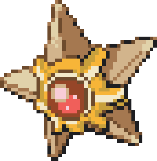 Staryu Perler bead pattern preview