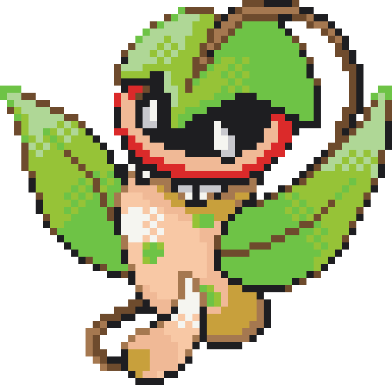 Victreebel Perler bead pattern preview