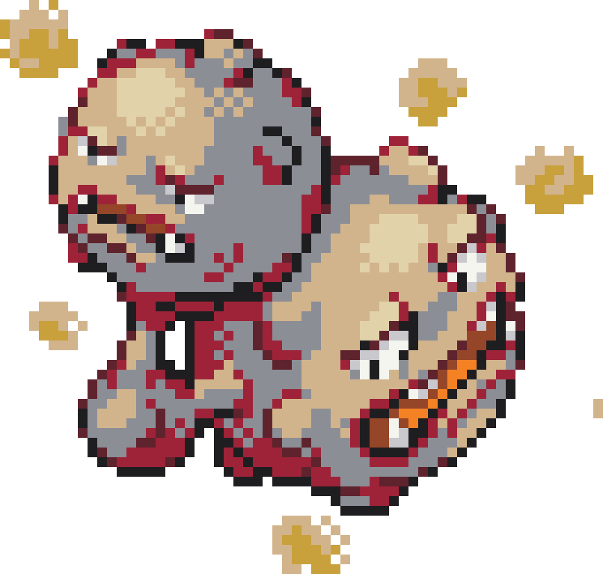Weezing Perler bead pattern preview